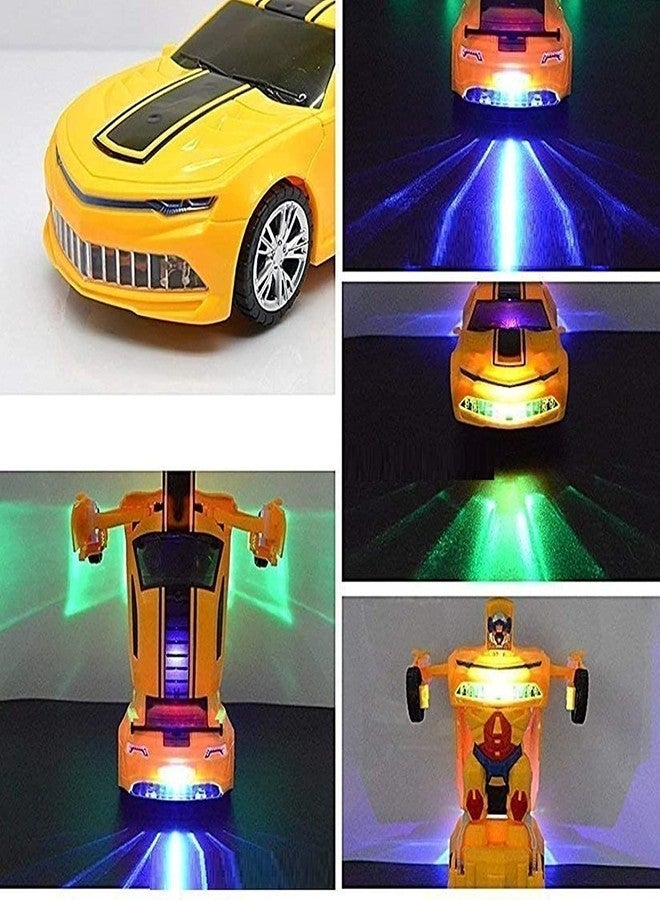 VRION Toy Deform Robot Car For Kids,Go Action 2 In 1 Robot Car With LED Lights (Robot (Style 1), Assorted - Image 2